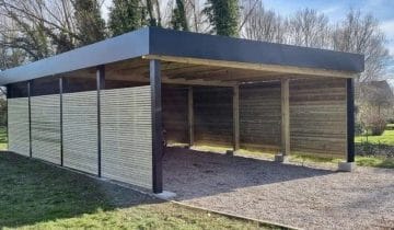 Carport Toit Plat Type QUADRO – Élégance et Robustesse pour votre Extérieur