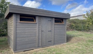 Transformez Votre Jardin avec un Abri de Jardin faux Toit plat en Ossature Bois