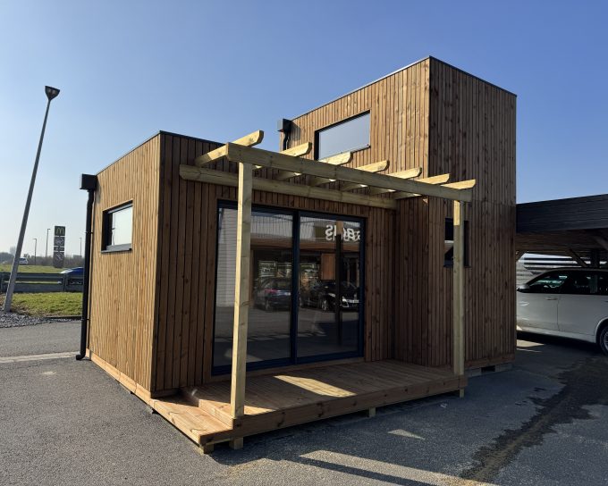STUDIO DE JARDIN AVEC MEZZANINE – Moins de 20 m² (Sans Permis de Construire)