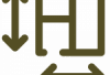 Icône : plan d'étage avec dimensions.